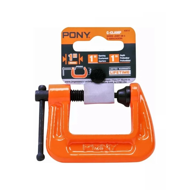 Струбцина С-образная Pony Jorgensen 2610, 25 мм