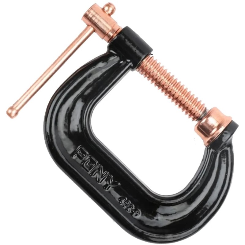 Струбцина С-образная кованая Pony Jorgensen 402-D, 50х50 мм