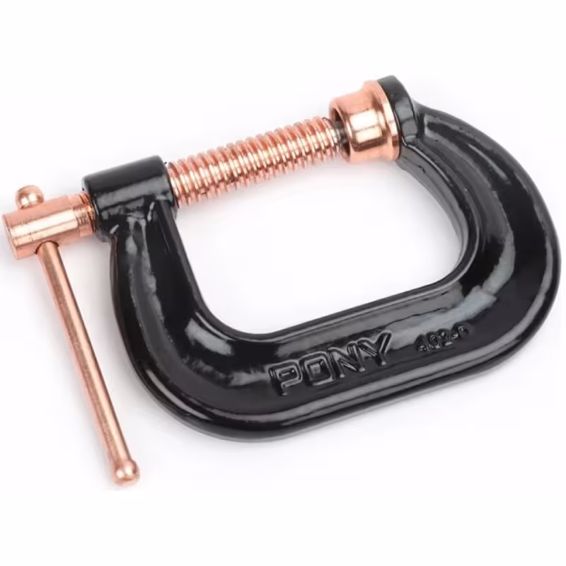 Струбцина С-образная кованая Pony Jorgensen 402-D, 50х50 мм