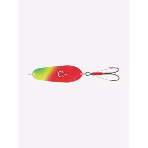 Блесна колеблющаяся Kuusamo Rasanen 70 мм, 20 г, цвет GL/GR/FYe/R-C, UV