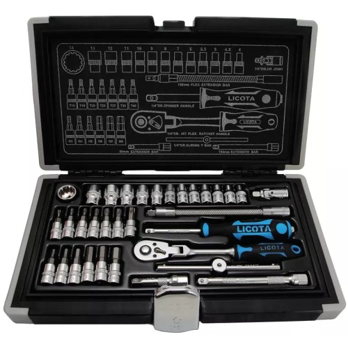 Набор головок Licota ALK-0003P, 33 предмета