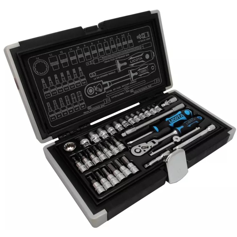 Набор головок Licota ALK-0003P, 33 предмета