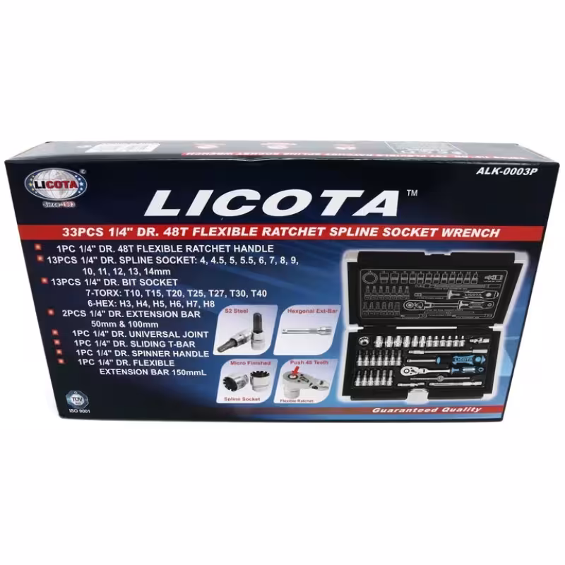 Набор головок Licota ALK-0003P, 33 предмета