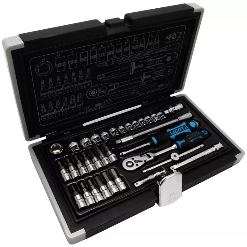 Набор головок Licota ALK-0003, 33 предмета
