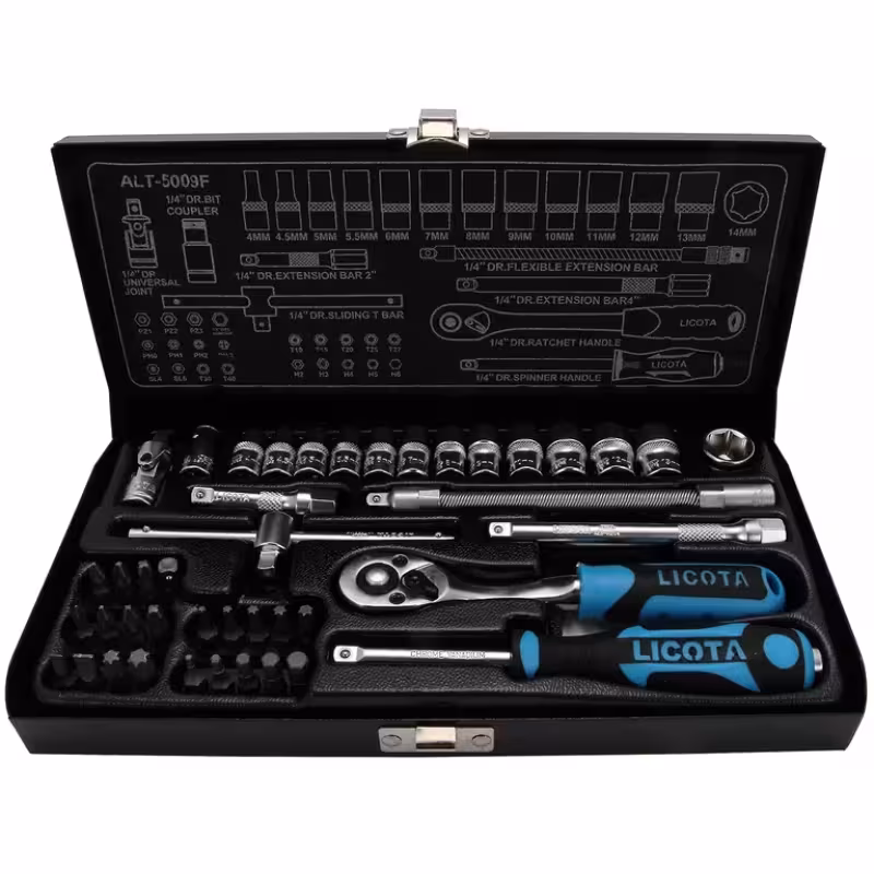 Набор головок Licota ALT-5009F, 43 предмета