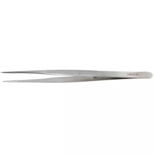 Пинцет прямой, рифленый Licota AET-7116, 160 мм