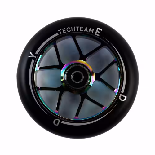 Колесо для самоката Tech Team Eddy neo-chrome, 110 мм, фиолетовый/хром