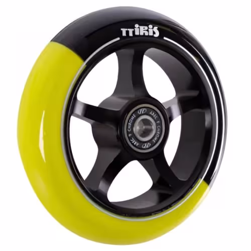 Колесо для самоката Tech Team Iris black-yellow, 110 мм, желтый