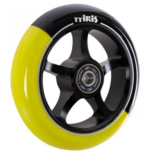 Колесо для самоката Tech Team Iris black-yellow, 110 мм, желтый