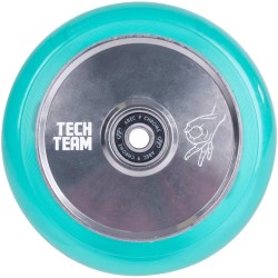 Колесо для самоката Tech Team Transparent sea blue, 110 мм, бирюзовый
