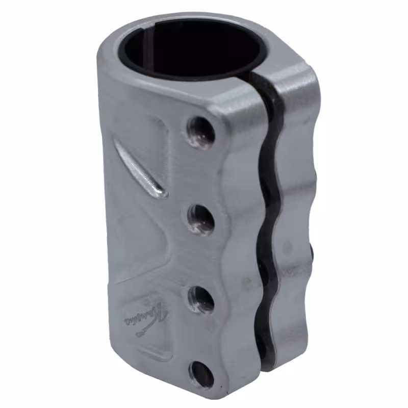 Зажим (хомут) для самоката Комета Вега SCSV-RW, 4 болта, 34.9 мм, серый