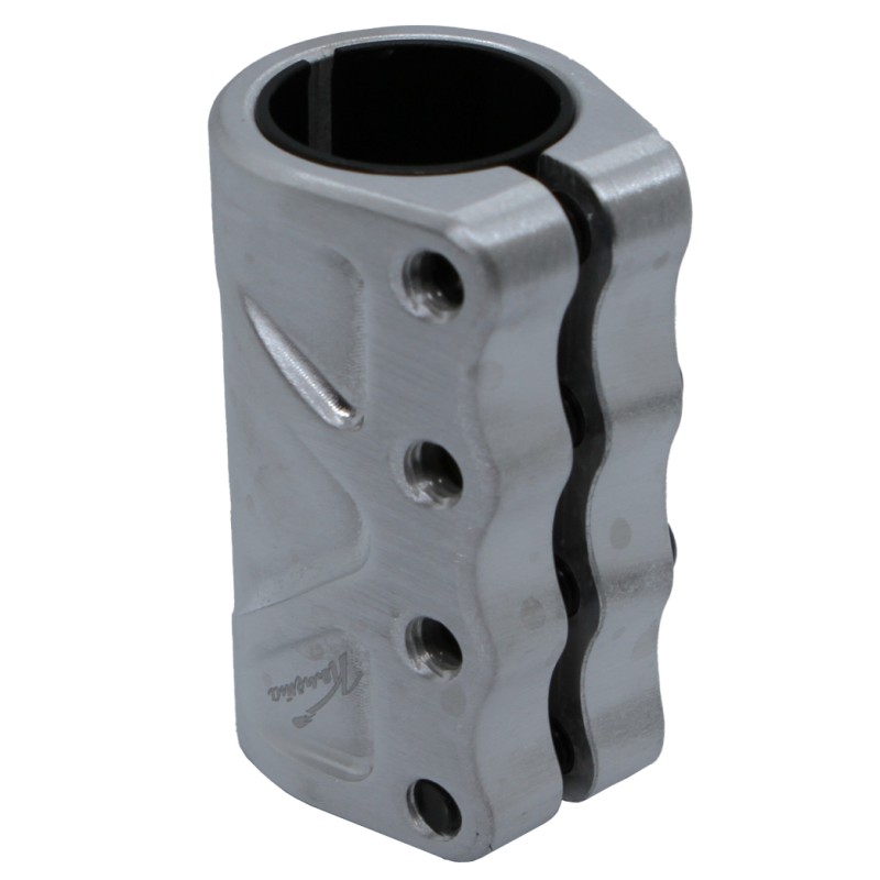 Зажим (хомут) для самоката Комета Вега SCSV-RW, 4 болта, 34.9 мм, серый