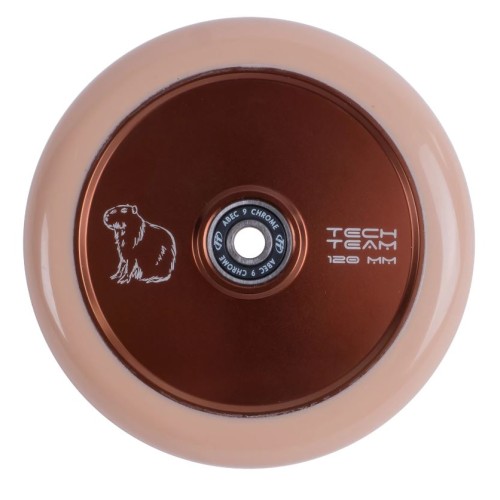 Колесо для самоката Tech Team Capybara brown, 120 мм, коричневый
