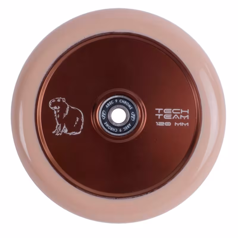 Колесо для самоката Tech Team Capybara brown, 120 мм, коричневый