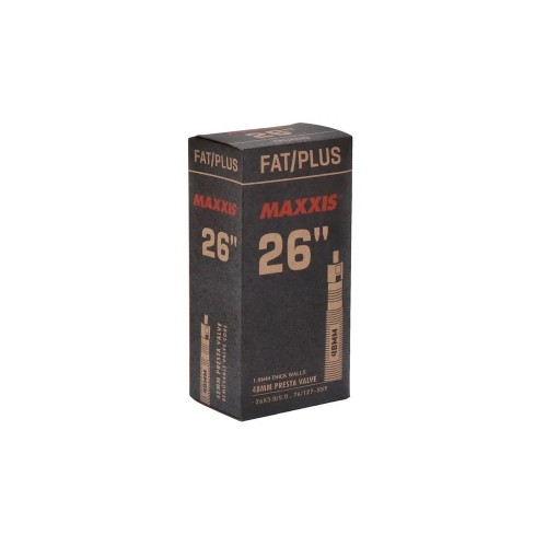Камера Maxxis Fat/Plus EIB00141200, 26x3,0/5,0,  0.8 мм, велониппель 48 мм