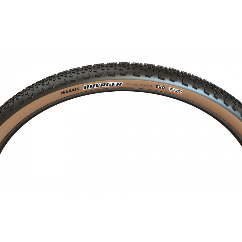 Покрышка Maxxis Ravager TPI 60, EXO/TR/Tanwall, кевлар, 28x40C