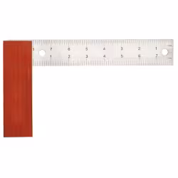 Угольник с деревянной ручкой Workpro WP264004, 200 мм