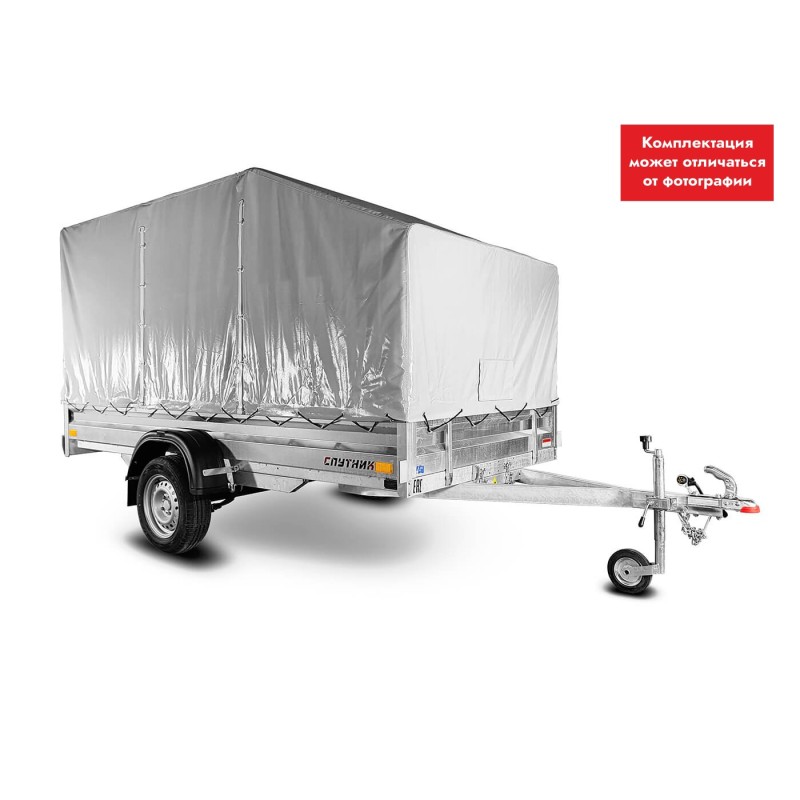 Прицеп бортовой Спутник Pro ZN 3215/33, 3.2х1.4 м