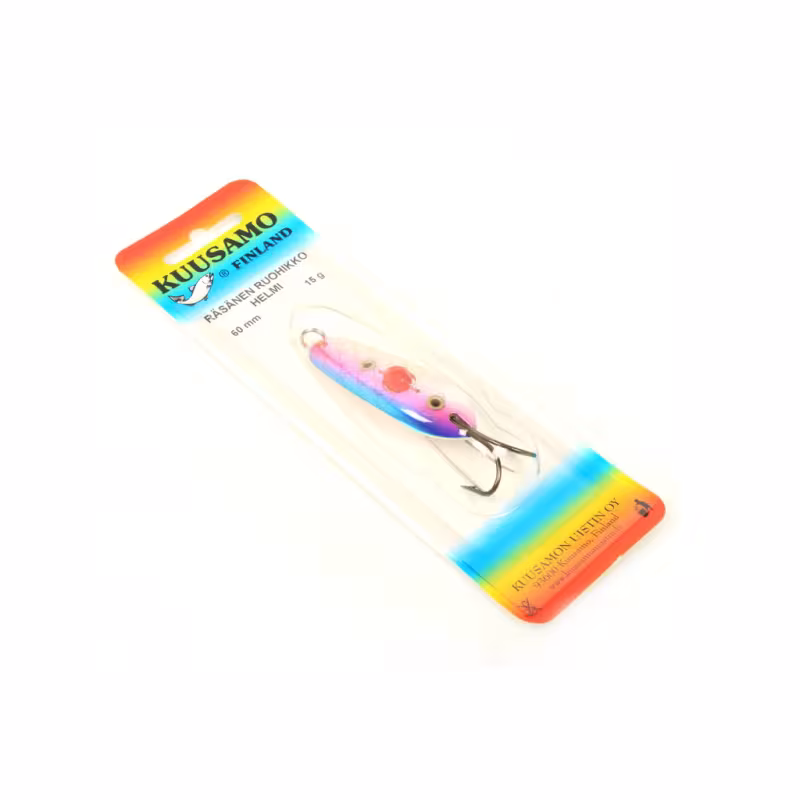 Блесна Kuusamo Rasanen (бусинка), 6 см, 15 гр, цвет BLU/Li/S-S
