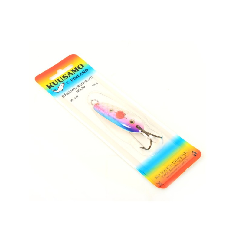 Блесна Kuusamo Rasanen (бусинка), 6 см, 15 гр, цвет BLU/Li/S-S
