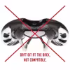 Крыло заднее для велосипеда Mucky Nutz Butt Reflective MN0107, черный