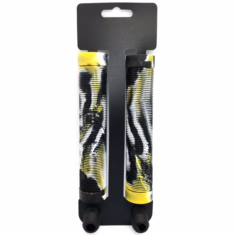 Грипсы для самоката Комета Альфа Империал CSG01IMP, 170 мм, черный/белый/желый