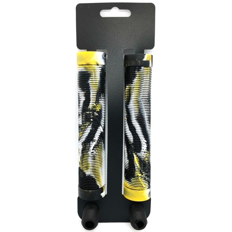 Грипсы для самоката Комета Альфа Империал CSG01IMP, 170 мм, черный/белый/желый