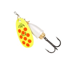 Блесна вращающаяся Blue Fox Vibrax UV 4 BFU4-YOPU, 10 г, 40 мм, цвет YOPU