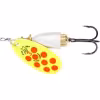 Блесна вращающаяся Blue Fox Vibrax UV 4 BFU4-YOPU, 10 г, 40 мм, цвет YOPU