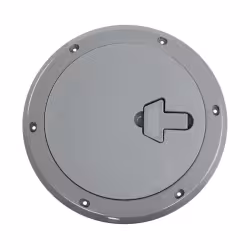 Лючок палубный инспекционный CAN-SB SP2530, круглый, 185 мм, серый