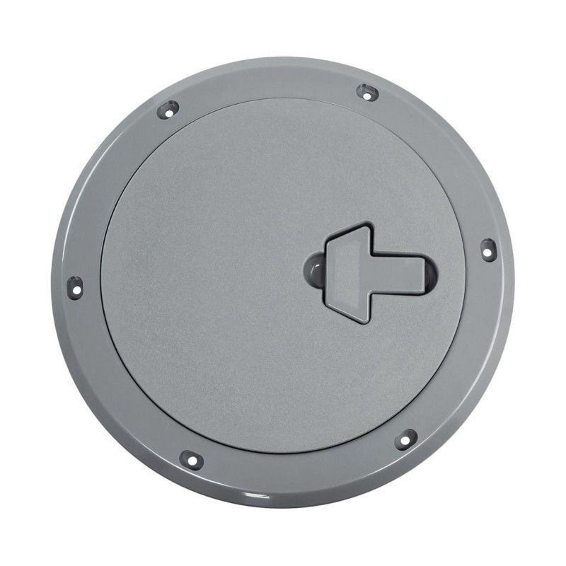 Лючок палубный инспекционный CAN-SB SP2530, круглый, 185 мм, серый