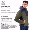 Куртка мужская Finntrail Nitro 1320 Khaki, ткань Софтшелл, хаки, размер 42-44 (XS), 160-170 см