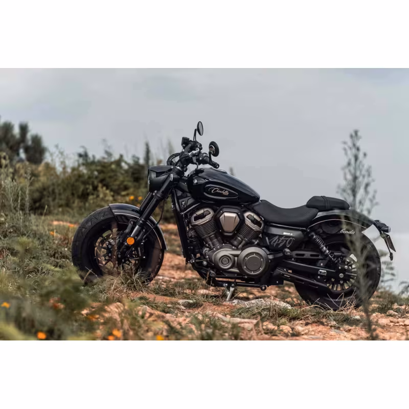 Мотоцикл крузер Benda Chinchilla 500, черный