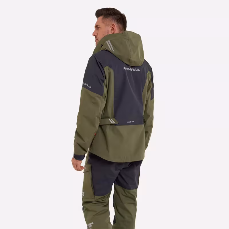 Костюм мужской Finntrail GT 3465 Khaki, мембрана Hard-Tex, хаки, размер 44-46 (S), 165-175 см