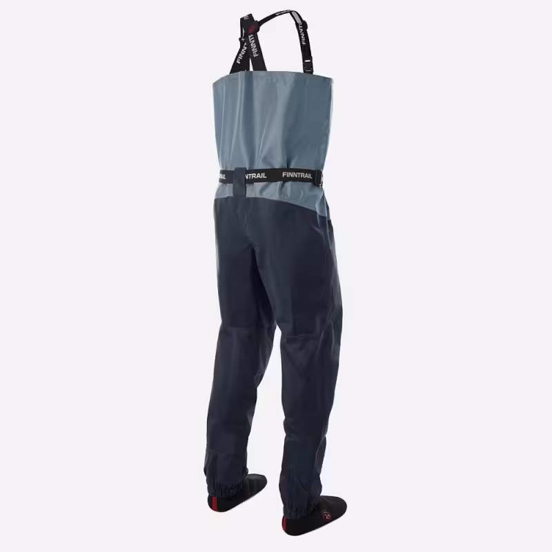 Полукомбинезон-вейдерсы Finntrail Wademan 1524 Grey, мембрана Hard-Tex, серый, размер 66-68 (XXLK), 185-195 см