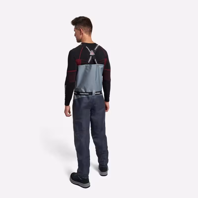 Полукомбинезон-вейдерсы Finntrail Wademan 1524 Grey, мембрана Hard-Tex, серый, размер 66-68 (XXLK), 185-195 см