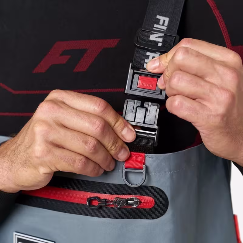 Полукомбинезон-вейдерсы Finntrail Wademan 1524 Grey, мембрана Hard-Tex, серый, размер 66-68 (XXLK), 185-195 см