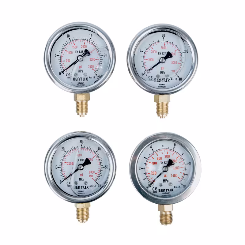 Набор 4-x манометров для измерения давления масла Runtec A85540