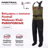 Полукомбинезон-вейдерсы Finntrail Wademan 1524 Khaki, мембрана Hard-Tex, хаки, размер MK/43, 170-180 см