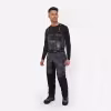 Полукомбинезон-вейдерсы Finntrail Speedmaster 1528 Camo Shadow Black, мембрана Hard-Tex, серый камуфляж, размер 58-60 (XXL), 185-195 см