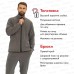 Костюм мужской Huntsman (Восток) Байкал, флис, серый, размер 56-58, 182-188 см