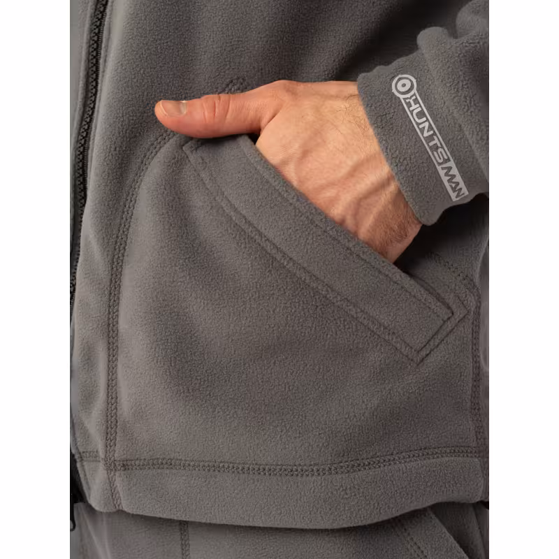 Костюм мужской Huntsman (Восток) Байкал, флис, серый, размер 56-58, 182-188 см