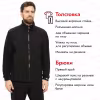 Костюм мужской Huntsman (Восток) Байкал, флис, черный, размер 48-50, 170-176 см