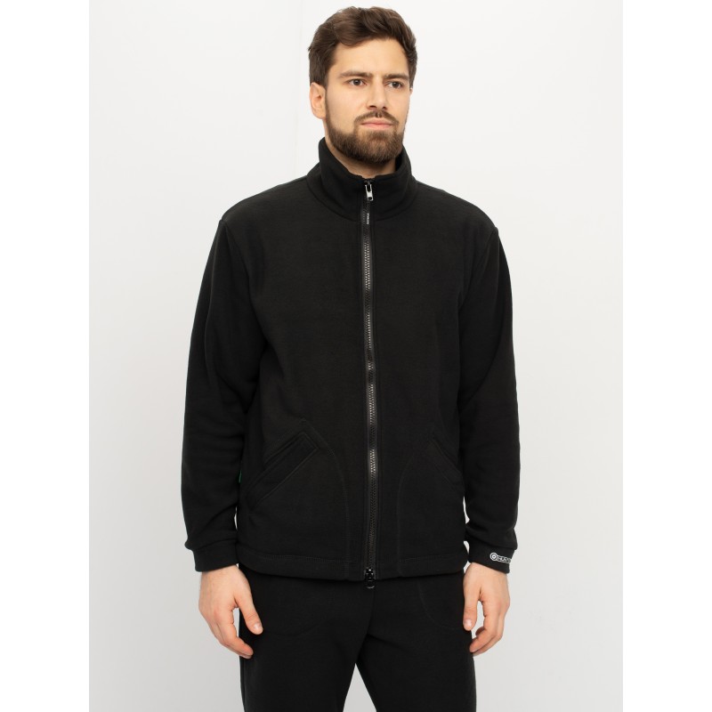 Костюм мужской Huntsman (Восток) Байкал, флис, черный, размер 48-50, 170-176 см