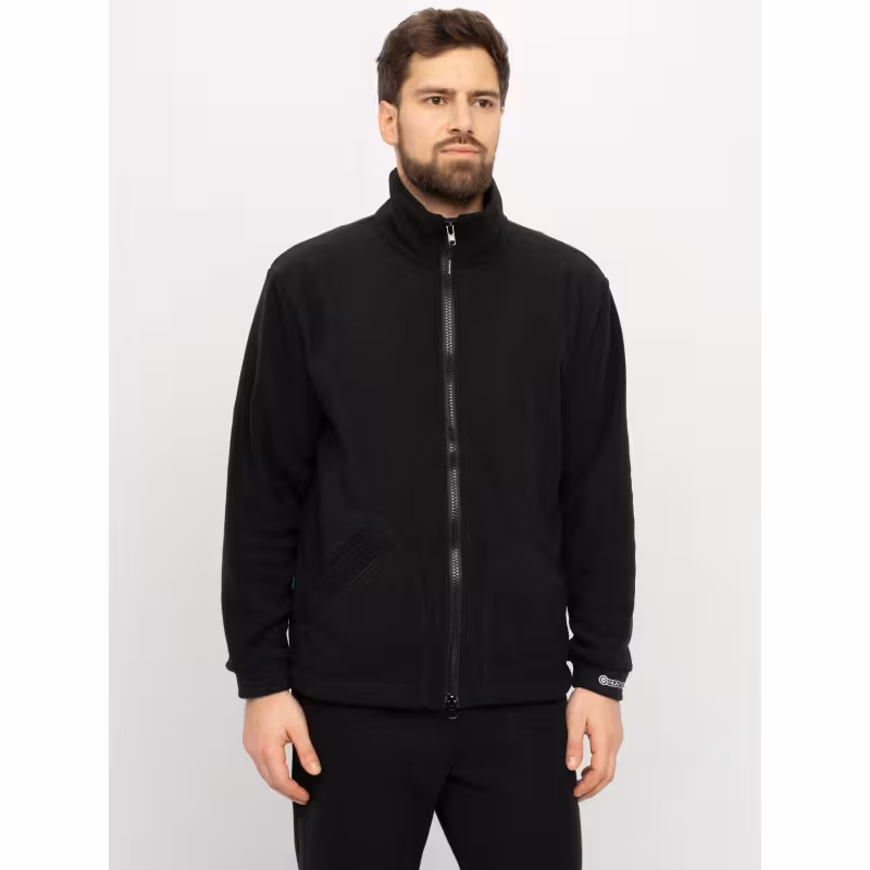 Костюм мужской Huntsman (Восток) Байкал, флис, черный, размер 60-62, 182-188 см