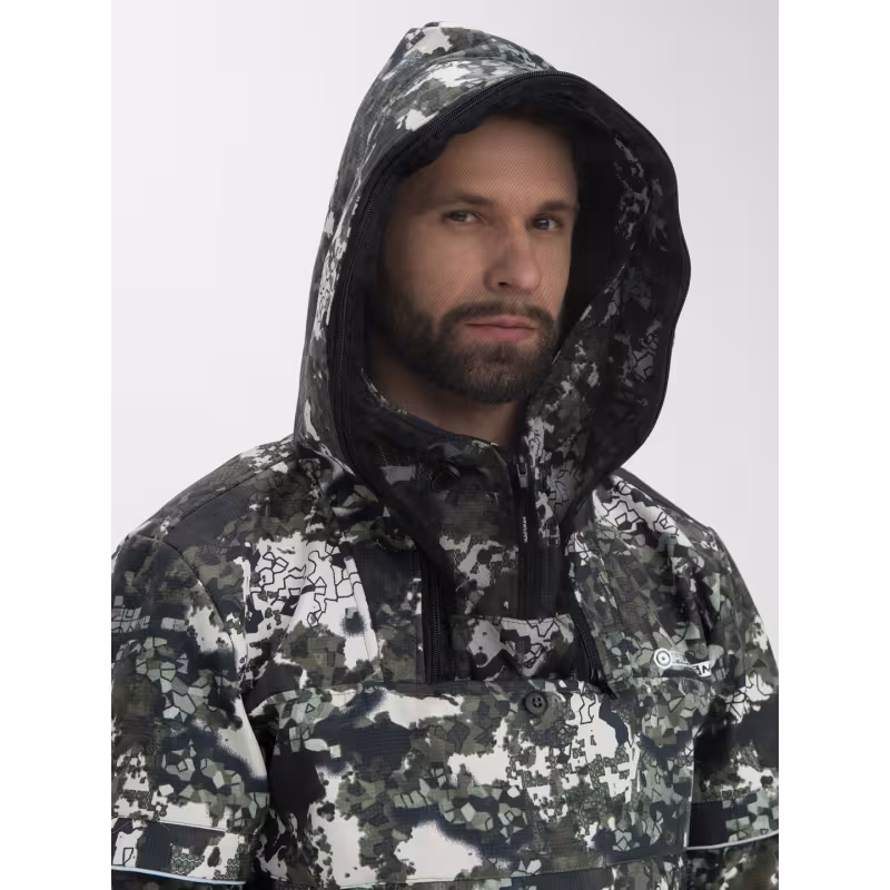 Костюм мужской Huntsman (Восток) Антигнус-Люкс, ткань Смесовая, цвет камуфляж, размер 44-46, 182-188 см