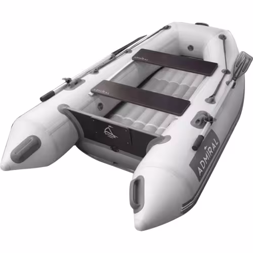 Надувная лодка ПВХ Адмирал 230, НД, серый