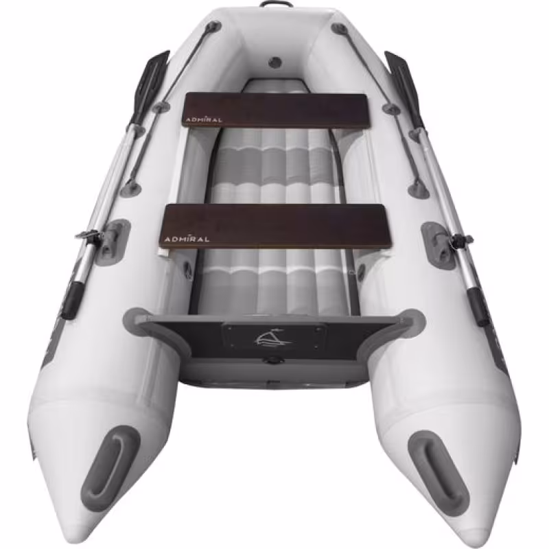 Надувная лодка ПВХ Адмирал 230, НД, серый