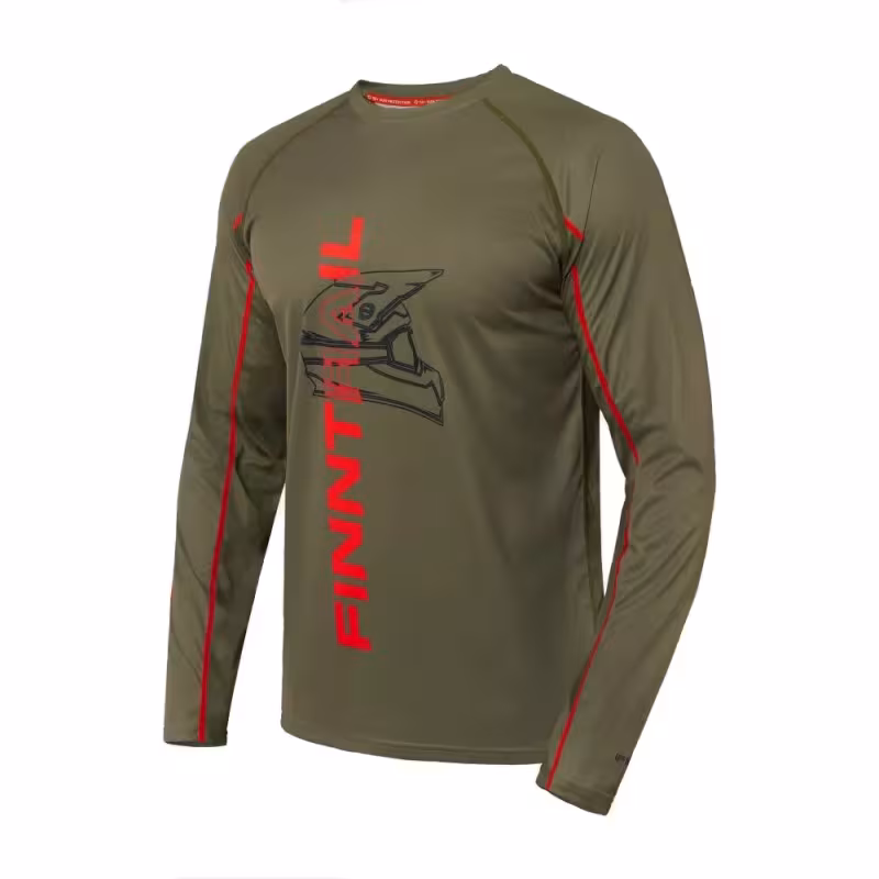 Лонгслив мужской Finntrail Wind Helmet 6610 Khaki, полиэстер, хаки, размер 48-50 (M), 170-180 см