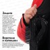 Пальто зимнее мужское Dragonfly Race Coat Red 2023, мембрана DFTEX, красный/черный, размер M